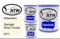 Preview: Mitsubishi, Starlight Pearl Tricoat, W17: 1L Lackdose + 1L Klarlack + 500ml Härter - Set, von ATW Autoteile West.